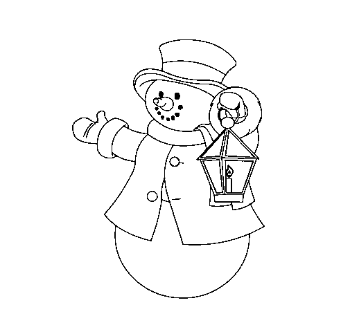 Malvorlage: Schneemann (Figuren) #89361 - Kostenlose Malvorlagen zum Ausdrucken