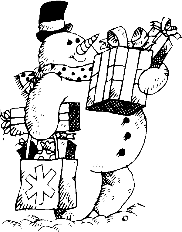 Malvorlage: Schneemann (Figuren) #89395 - Kostenlose Malvorlagen zum Ausdrucken