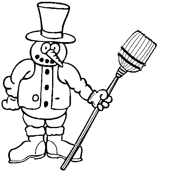 Malvorlage: Schneemann (Figuren) #89414 - Kostenlose Malvorlagen zum Ausdrucken