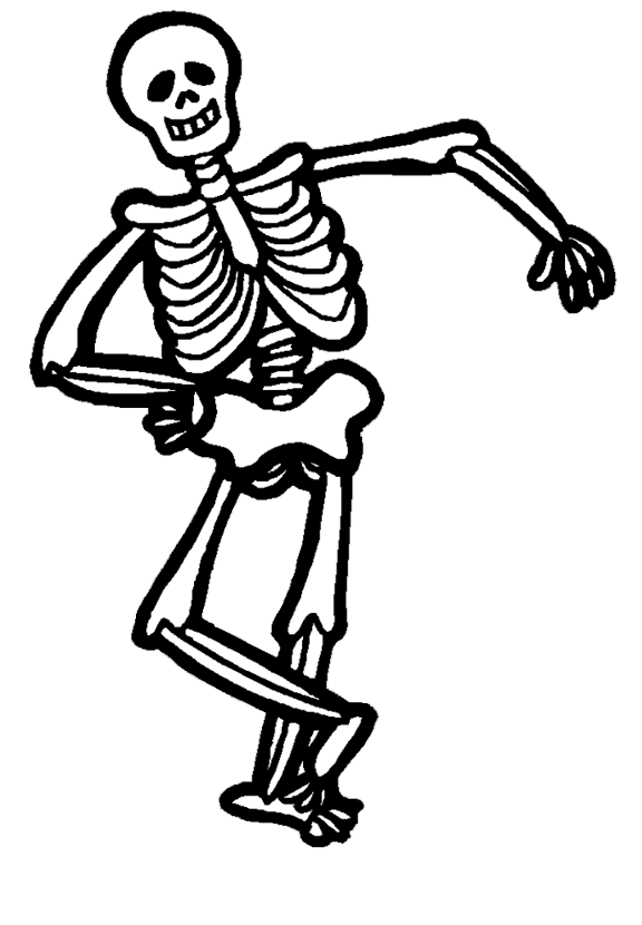Malvorlage: Skelett (Figuren) #147413 - Kostenlose Malvorlagen zum Ausdrucken