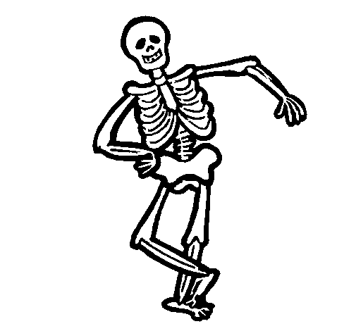 Malvorlage: Skelett (Figuren) #147449 - Kostenlose Malvorlagen zum Ausdrucken