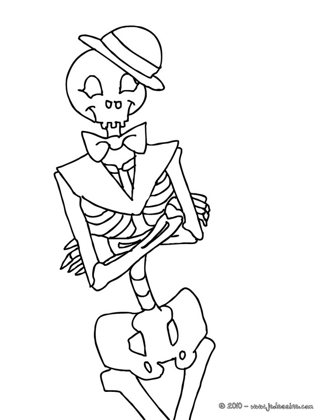 Malvorlage: Skelett (Figuren) #147487 - Kostenlose Malvorlagen zum Ausdrucken