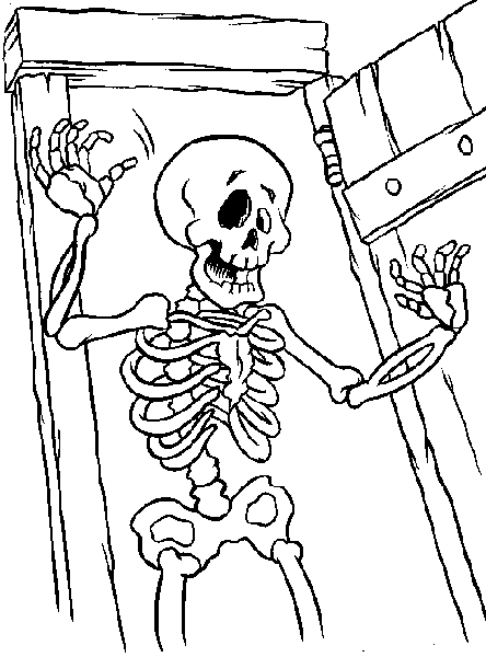 Malvorlage: Skelett (Figuren) #147547 - Kostenlose Malvorlagen zum Ausdrucken