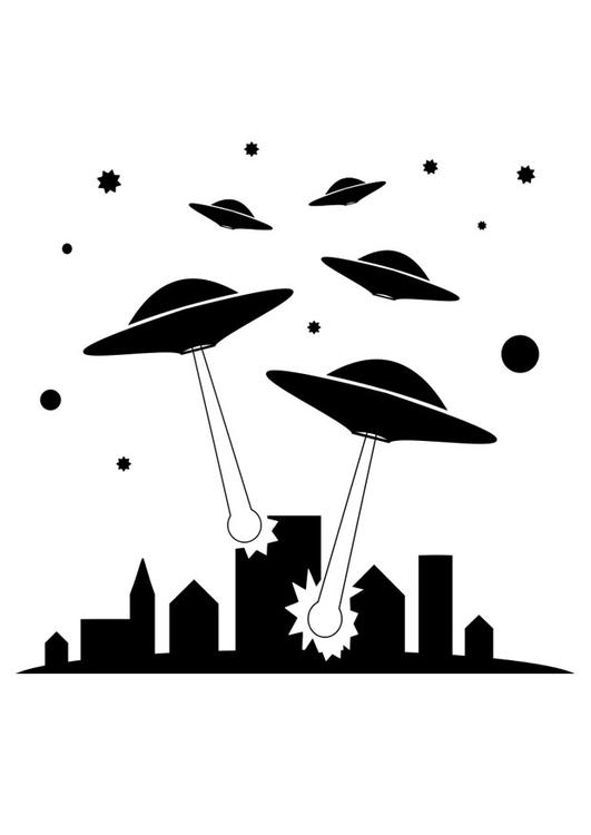 Malvorlage: UFO (Figuren) #103149 - Kostenlose Malvorlagen zum Ausdrucken