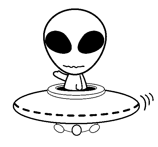 Malvorlage: UFO (Figuren) #103168 - Kostenlose Malvorlagen zum Ausdrucken