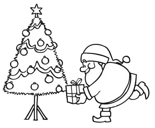 Malvorlage: Weihnachtsmann (Figuren) #104742 - Kostenlose Malvorlagen zum Ausdrucken