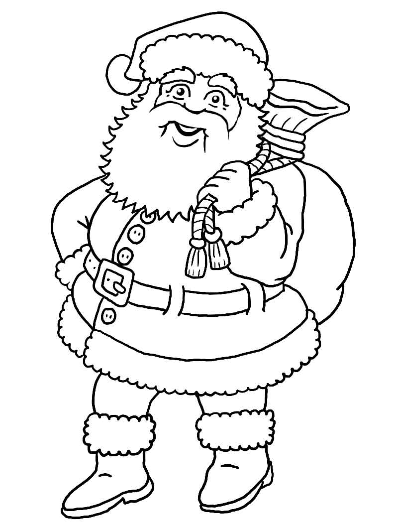 Malvorlage: Weihnachtsmann (Figuren) #104752 - Kostenlose Malvorlagen zum Ausdrucken