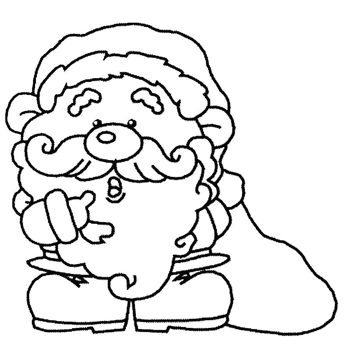 Malvorlage: Weihnachtsmann (Figuren) #104816 - Kostenlose Malvorlagen zum Ausdrucken