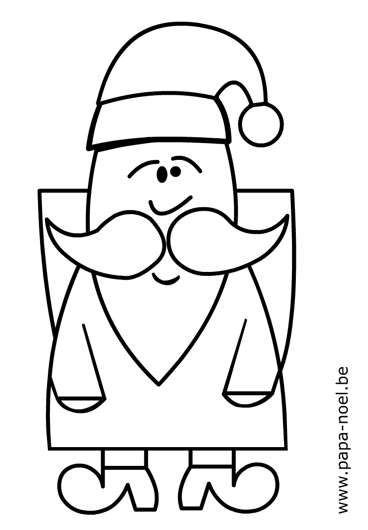 Malvorlage: Weihnachtsmann (Figuren) #104911 - Kostenlose Malvorlagen zum Ausdrucken