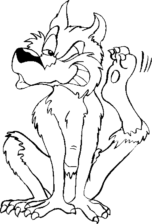 Malvorlage: Werwolf (Figuren) #100013 - Kostenlose Malvorlagen zum Ausdrucken