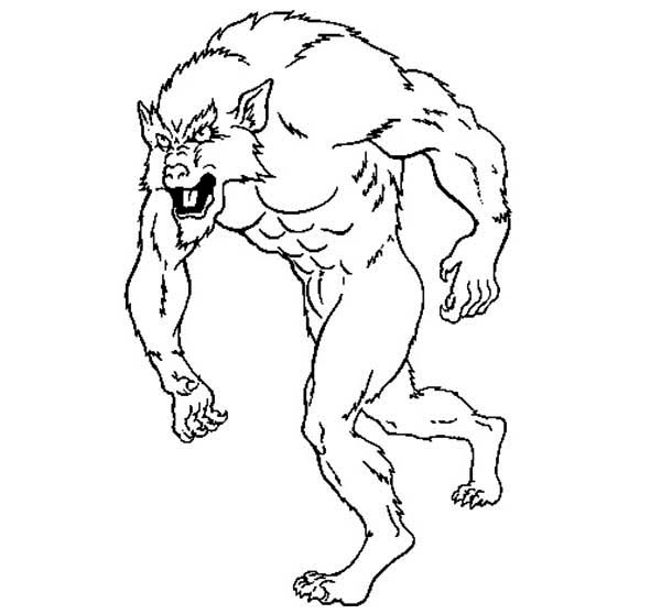 Malvorlage: Werwolf (Figuren) #100049 - Kostenlose Malvorlagen zum Ausdrucken