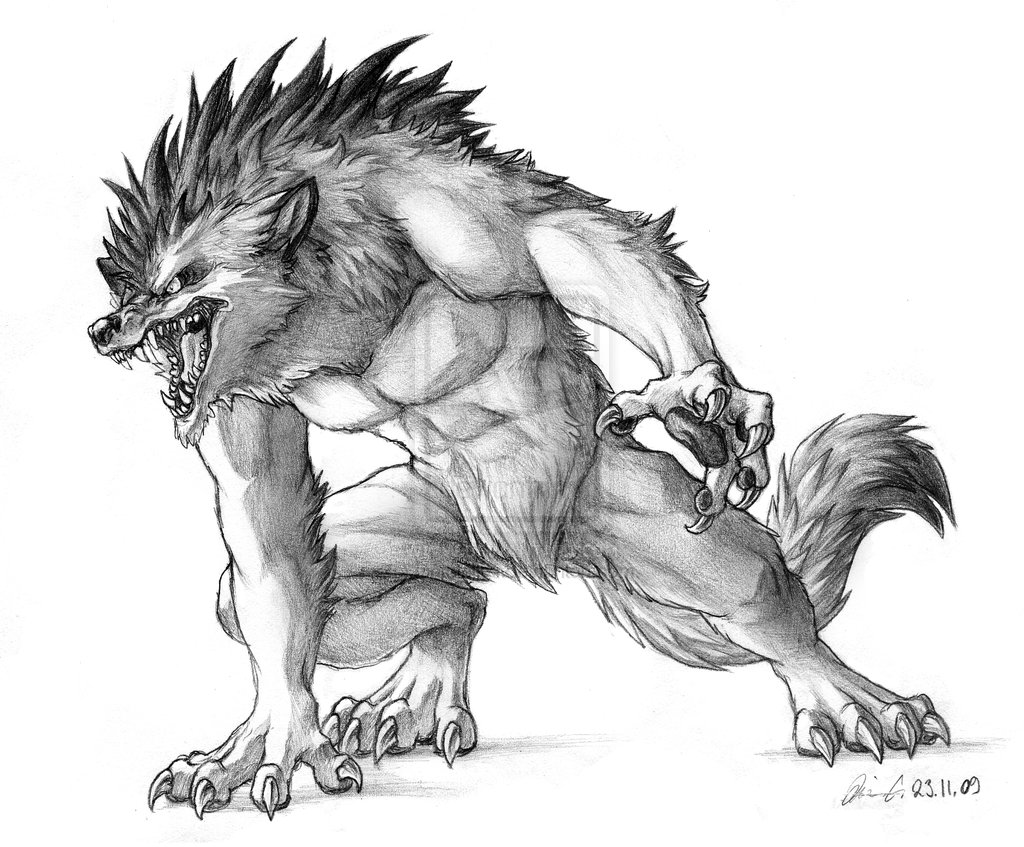 Malvorlage: Werwolf (Figuren) #100075 - Kostenlose Malvorlagen zum Ausdrucken