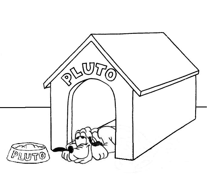 Malvorlage: Hundehütte (Gebäude und Architektur) #62339 - Kostenlose Malvorlagen zum Ausdrucken