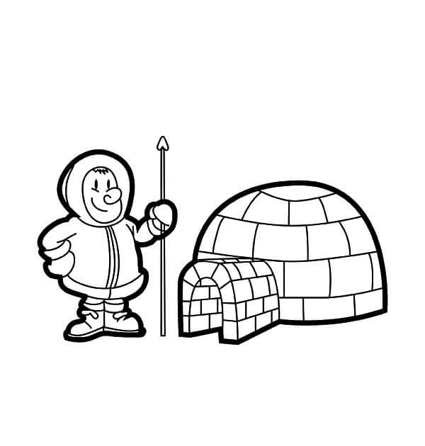 Malvorlage: Iglu (Gebäude und Architektur) #179768 - Kostenlose Malvorlagen zum Ausdrucken