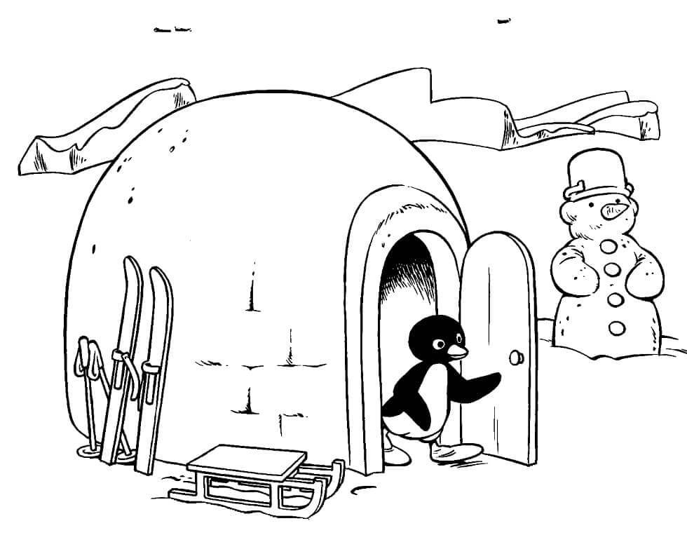 Malvorlage: Iglu (Gebäude und Architektur) #179772 - Kostenlose Malvorlagen zum Ausdrucken