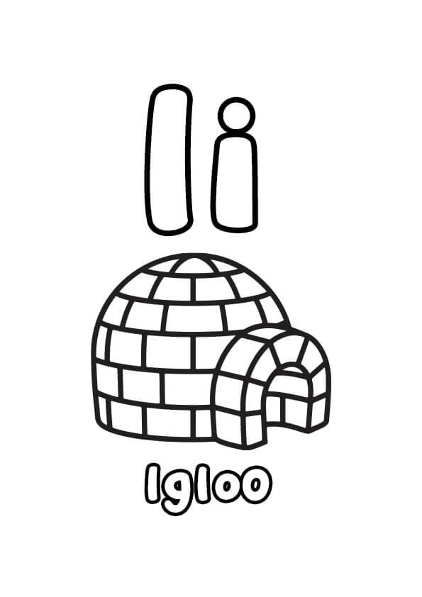 Malvorlage: Iglu (Gebäude und Architektur) #179773 - Kostenlose Malvorlagen zum Ausdrucken