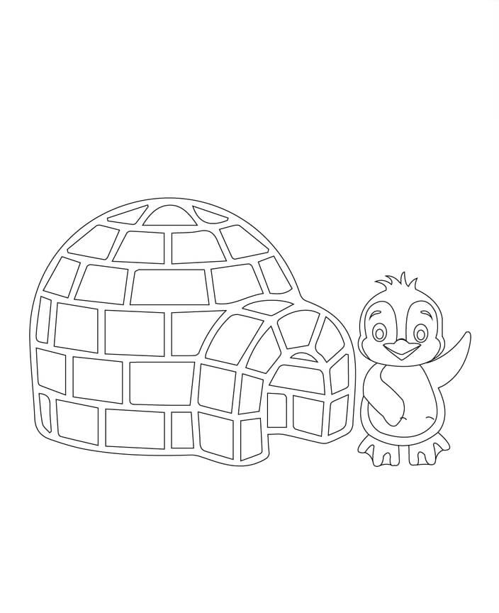 Malvorlage: Iglu (Gebäude und Architektur) #179777 - Kostenlose Malvorlagen zum Ausdrucken
