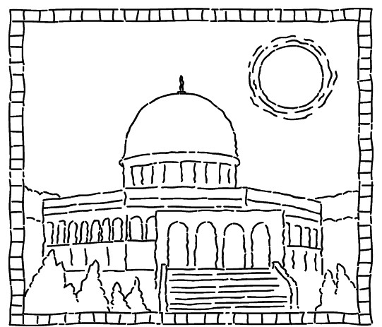 Malvorlage: Moschee (Gebäude und Architektur) #64518 - Kostenlose Malvorlagen zum Ausdrucken