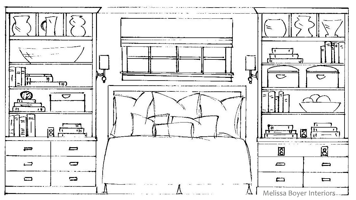 Malvorlage: Schlafzimmer (Gebäude und Architektur) #66613 - Kostenlose Malvorlagen zum Ausdrucken