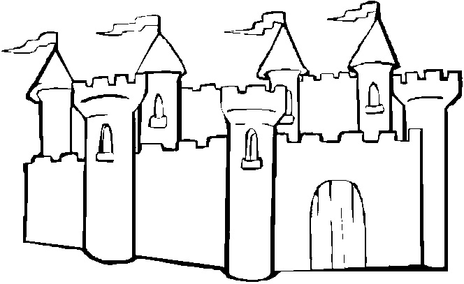 Malvorlage: Schloss (Gebäude und Architektur) #62055 - Kostenlose Malvorlagen zum Ausdrucken