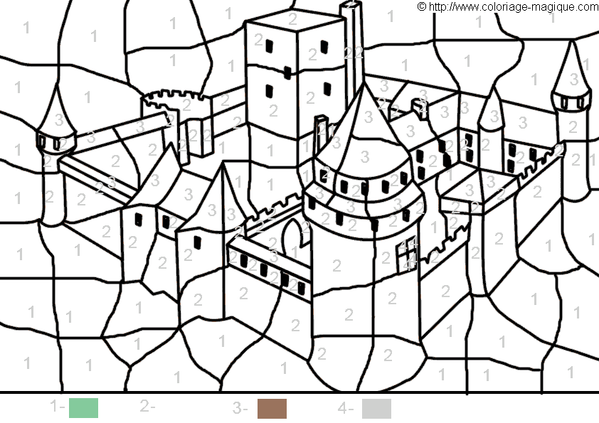 Malvorlage: Schloss (Gebäude und Architektur) #62098 - Kostenlose Malvorlagen zum Ausdrucken