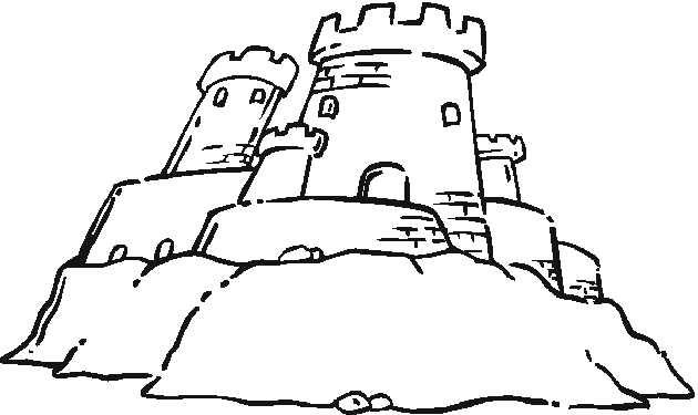 Malvorlage: Schloss (Gebäude und Architektur) #62306 - Kostenlose Malvorlagen zum Ausdrucken