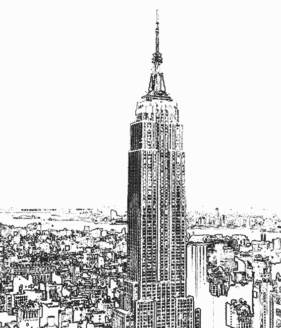 Malvorlage: Wolkenkratzer (Gebäude und Architektur) #65575 - Kostenlose Malvorlagen zum Ausdrucken