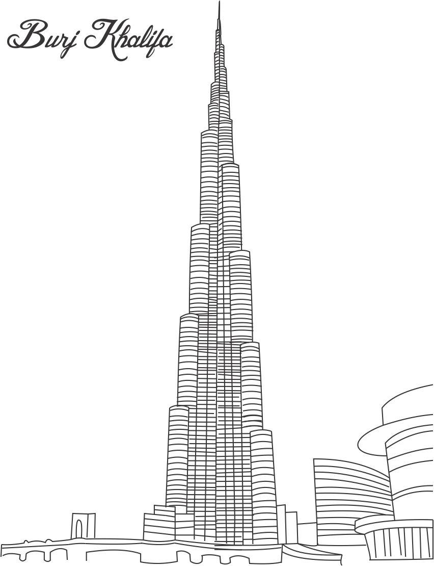Malvorlage: Wolkenkratzer (Gebäude und Architektur) #65790 - Kostenlose Malvorlagen zum Ausdrucken