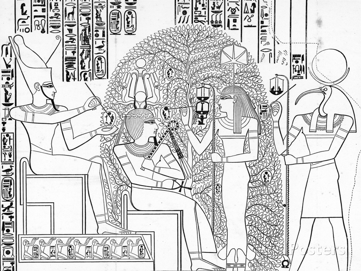 Malvorlage: Ägyptische Mythologie (Götter und Göttinnen) #111224 - Kostenlose Malvorlagen zum Ausdrucken