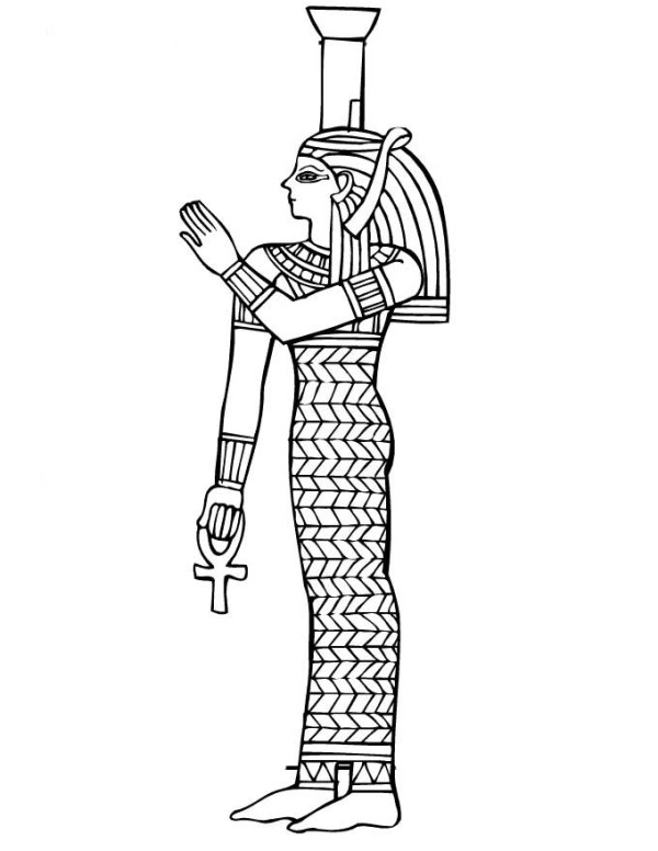 Malvorlage: Ägyptische Mythologie (Götter und Göttinnen) #111229 - Kostenlose Malvorlagen zum Ausdrucken