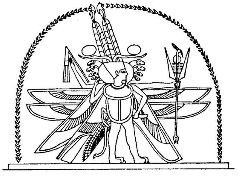 Malvorlage: Ägyptische Mythologie (Götter und Göttinnen) #111231 - Kostenlose Malvorlagen zum Ausdrucken