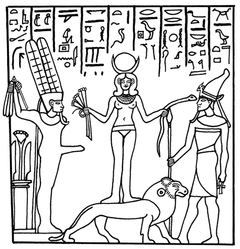 Malvorlage: Ägyptische Mythologie (Götter und Göttinnen) #111232 - Kostenlose Malvorlagen zum Ausdrucken