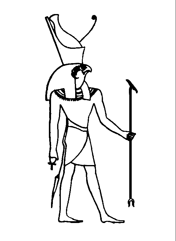 Malvorlage: Ägyptische Mythologie (Götter und Göttinnen) #111234 - Kostenlose Malvorlagen zum Ausdrucken
