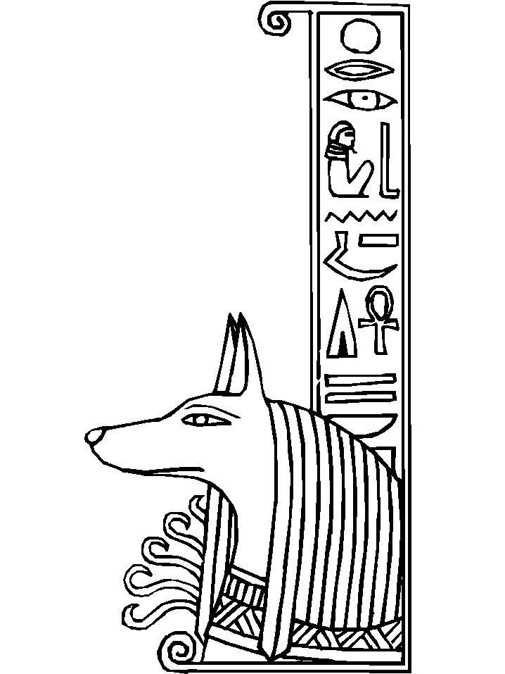 Malvorlage: Ägyptische Mythologie (Götter und Göttinnen) #111242 - Kostenlose Malvorlagen zum Ausdrucken