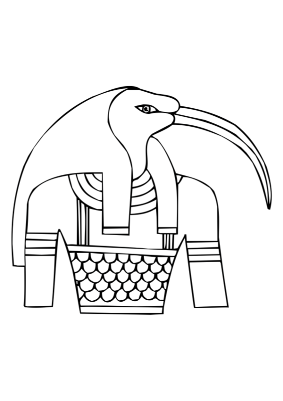 Malvorlage: Ägyptische Mythologie (Götter und Göttinnen) #111250 - Kostenlose Malvorlagen zum Ausdrucken