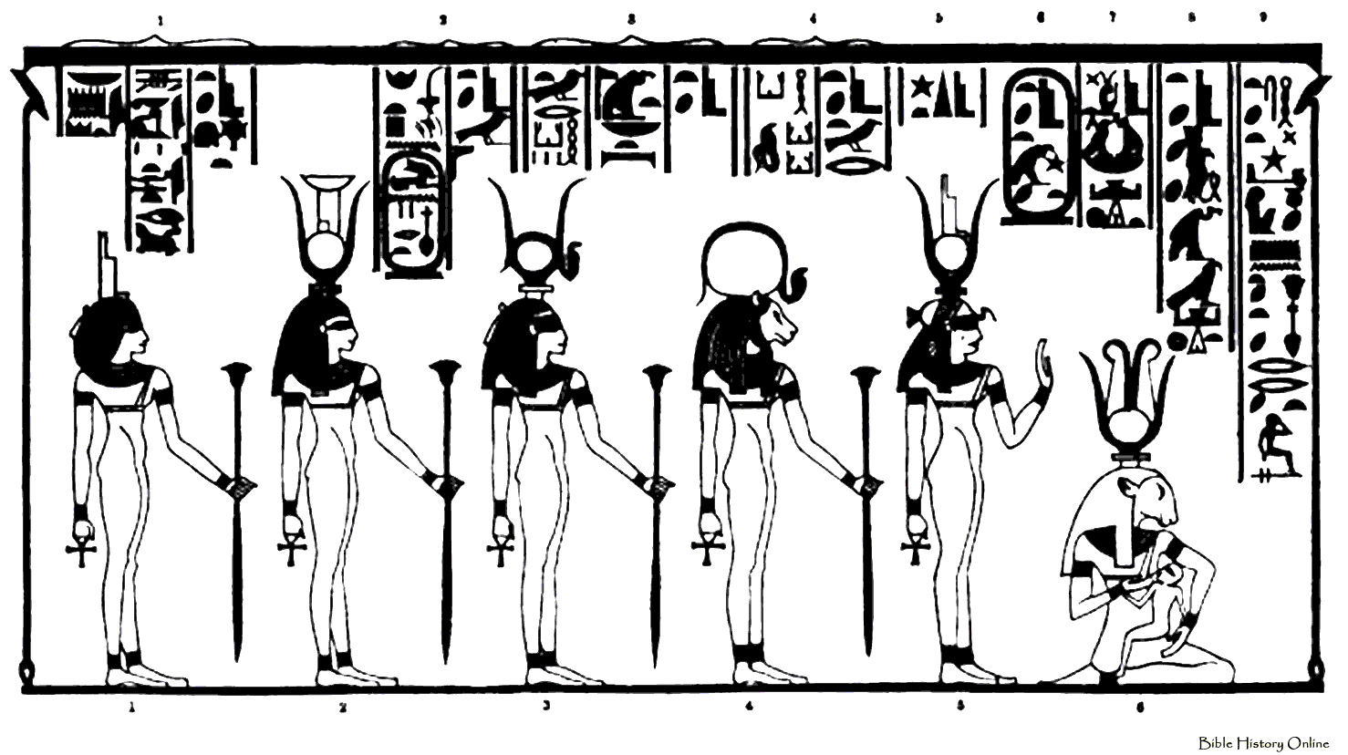 Malvorlage: Ägyptische Mythologie (Götter und Göttinnen) #111265 - Kostenlose Malvorlagen zum Ausdrucken