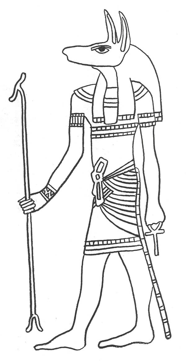 Malvorlage: Ägyptische Mythologie (Götter und Göttinnen) #111269 - Kostenlose Malvorlagen zum Ausdrucken