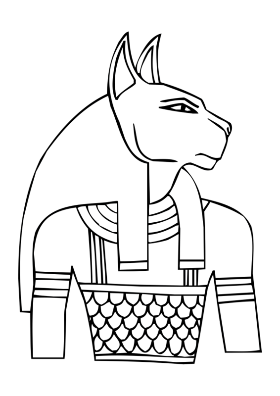 Malvorlage: Ägyptische Mythologie (Götter und Göttinnen) #111300 - Kostenlose Malvorlagen zum Ausdrucken