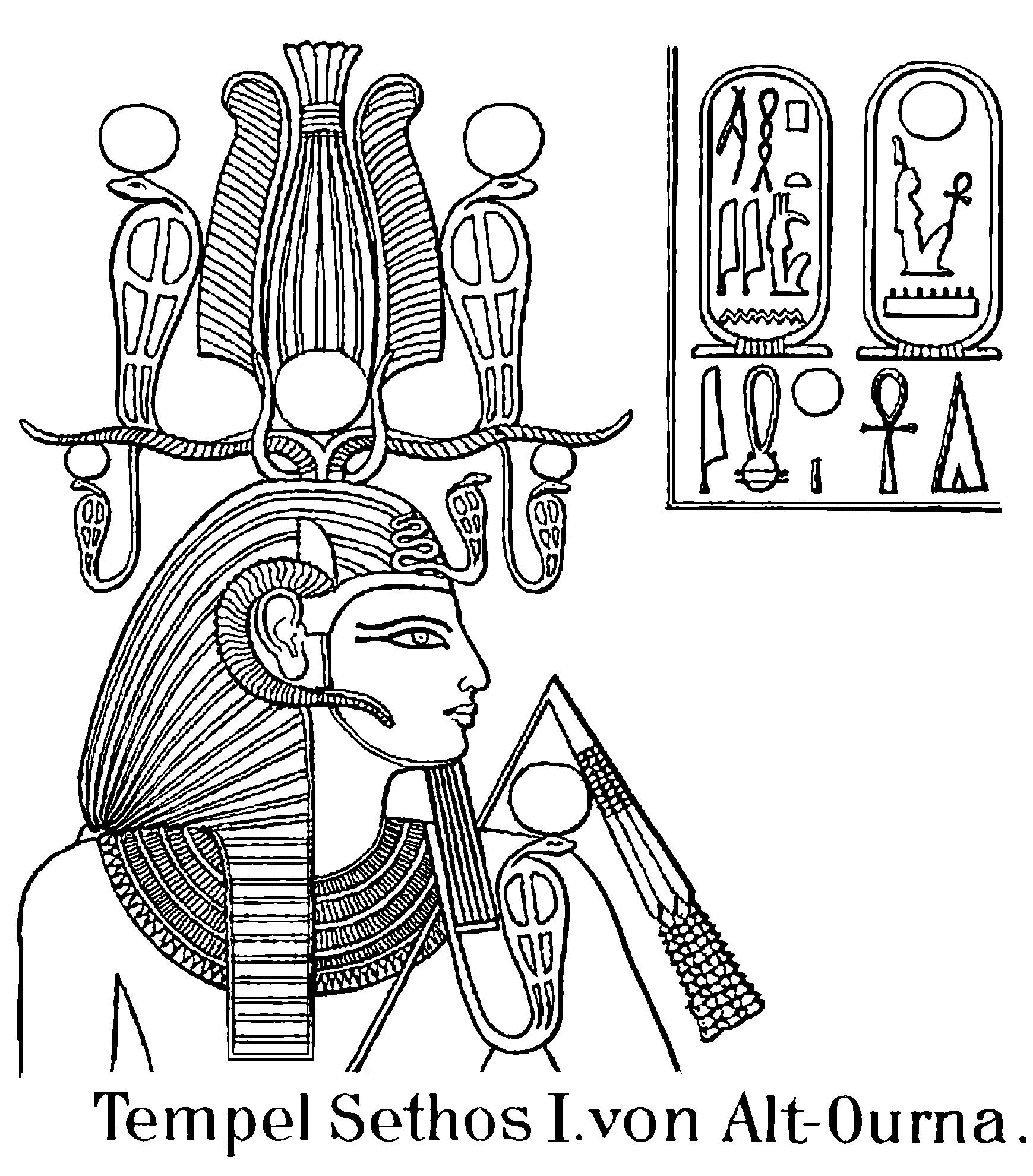 Malvorlage: Ägyptische Mythologie (Götter und Göttinnen) #111360 - Kostenlose Malvorlagen zum Ausdrucken