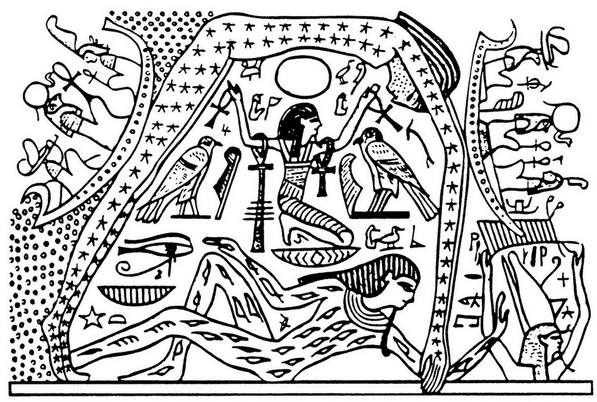 Malvorlage: Ägyptische Mythologie (Götter und Göttinnen) #111378 - Kostenlose Malvorlagen zum Ausdrucken
