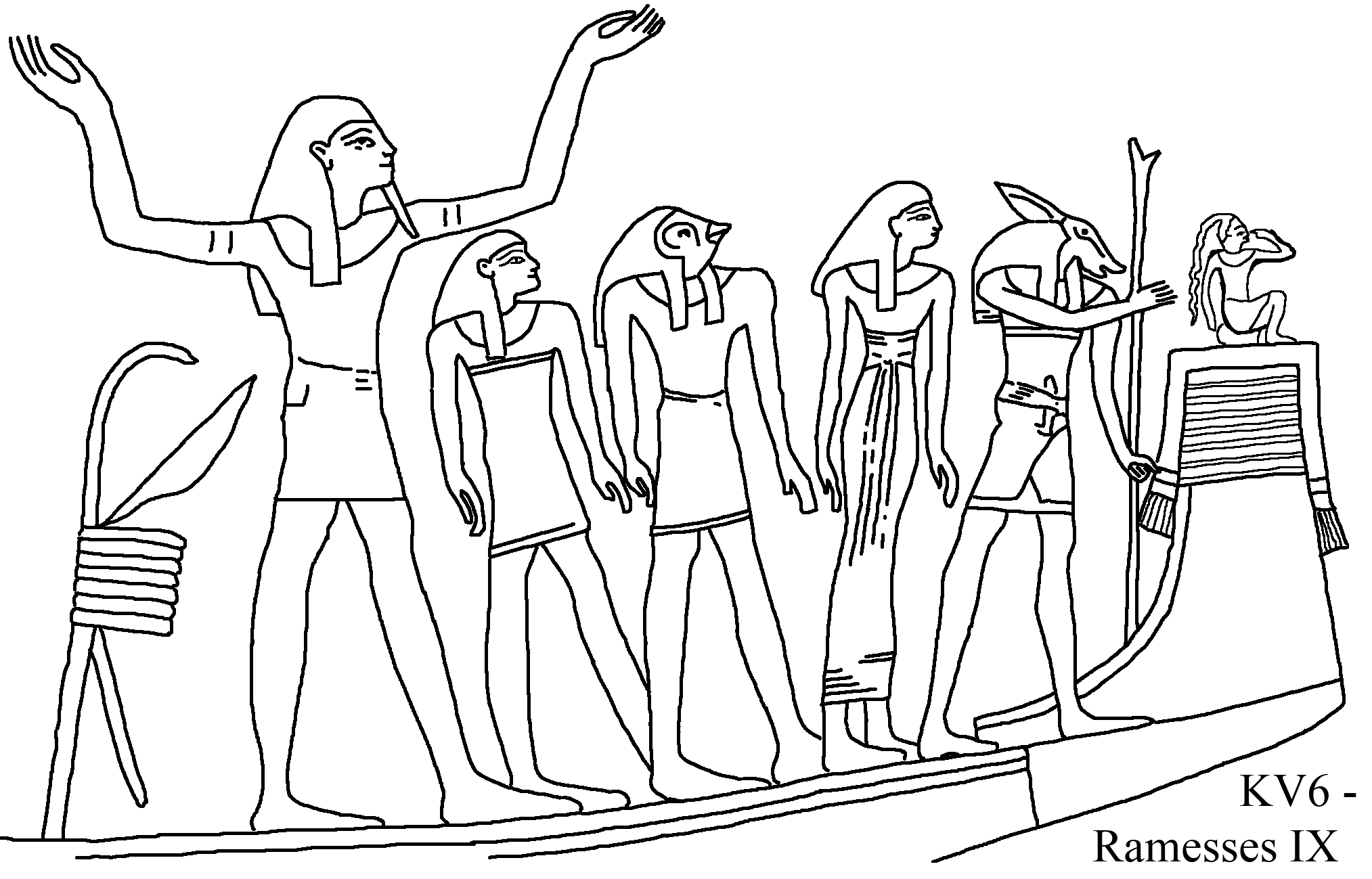 Malvorlage: Ägyptische Mythologie (Götter und Göttinnen) #111495 - Kostenlose Malvorlagen zum Ausdrucken
