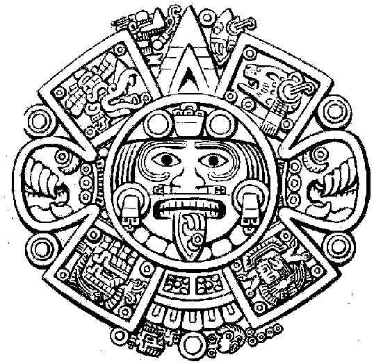 Malvorlage: Aztekische Mythologie (Götter und Göttinnen) #111542 - Kostenlose Malvorlagen zum Ausdrucken
