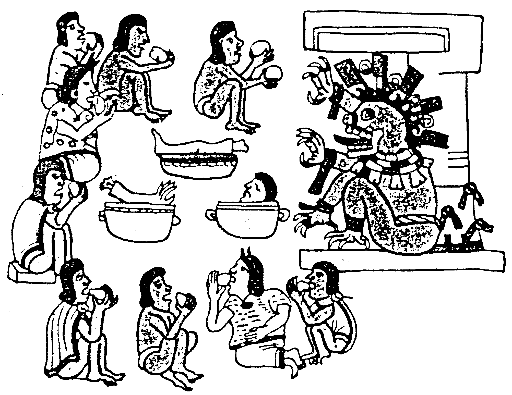 Malvorlage: Aztekische Mythologie (Götter und Göttinnen) #111622 - Kostenlose Malvorlagen zum Ausdrucken