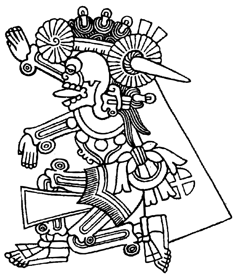 Malvorlage: Aztekische Mythologie (Götter und Göttinnen) #111742 - Kostenlose Malvorlagen zum Ausdrucken
