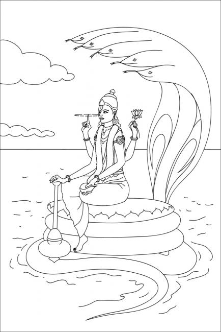 Malvorlage: Hinduistische Mythologie (Götter und Göttinnen) #109264 - Kostenlose Malvorlagen zum Ausdrucken