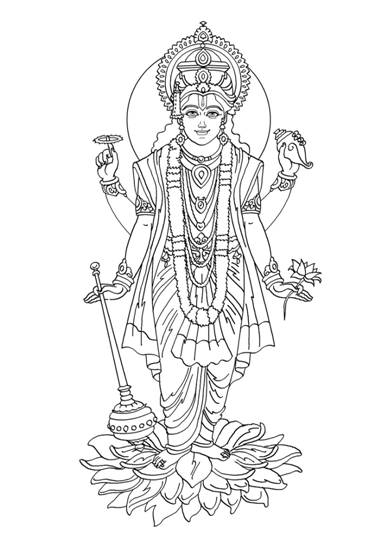Malvorlage: Hinduistische Mythologie (Götter und Göttinnen) #109266 - Kostenlose Malvorlagen zum Ausdrucken