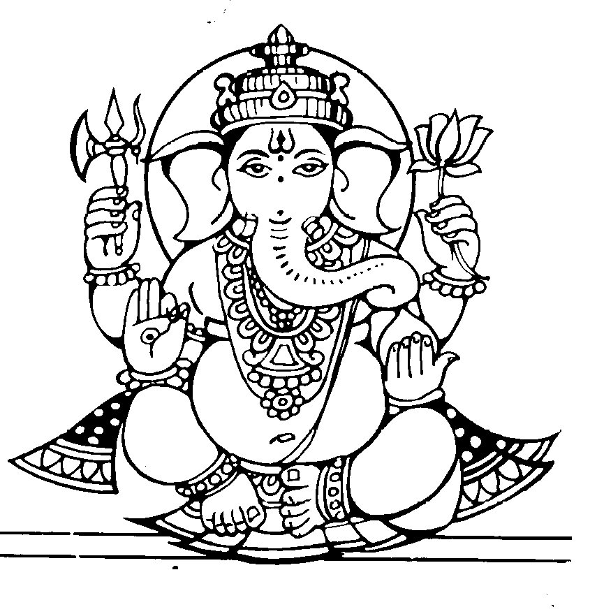 Malvorlage: Hinduistische Mythologie (Götter und Göttinnen) #109279 - Kostenlose Malvorlagen zum Ausdrucken