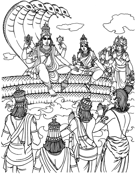 Malvorlage: Hinduistische Mythologie (Götter und Göttinnen) #109280 - Kostenlose Malvorlagen zum Ausdrucken