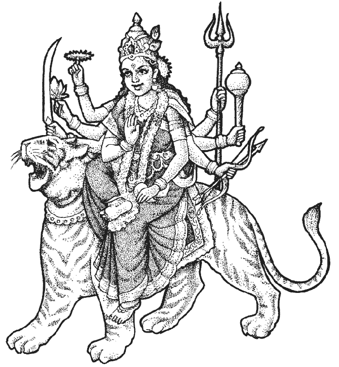 Malvorlage: Hinduistische Mythologie (Götter und Göttinnen) #109285 - Kostenlose Malvorlagen zum Ausdrucken