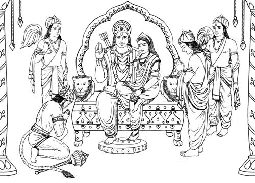 Malvorlage: Hinduistische Mythologie (Götter und Göttinnen) #109327 - Kostenlose Malvorlagen zum Ausdrucken